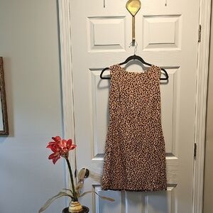 Old Navy Animal Print Mini Dress - Tan and Black, Women's, Size 2